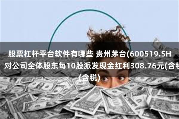 股票杠杆平台软件有哪些 贵州茅台(600519.SH)：对公司全体股东每10股派发现金红利308.76元(含税)