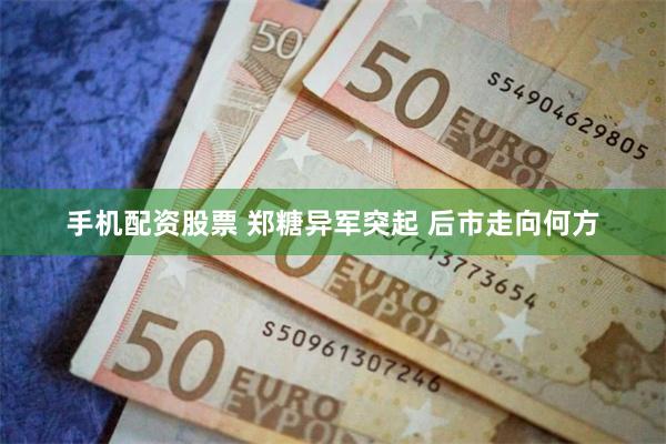 手机配资股票 郑糖异军突起 后市走向何方