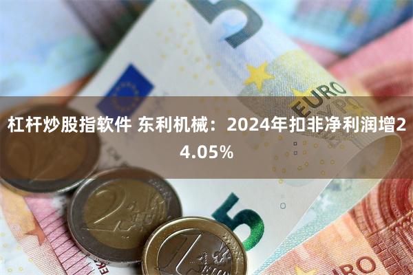 杠杆炒股指软件 东利机械：2024年扣非净利润增24.05%