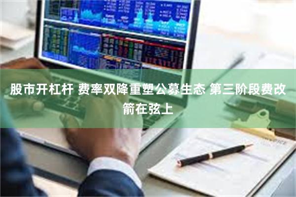 股市开杠杆 费率双降重塑公募生态 第三阶段费改箭在弦上