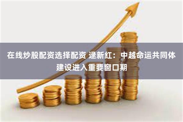 在线炒股配资选择配资 逯新红：中越命运共同体建设进入重要窗口期
