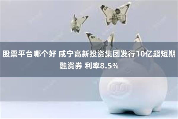 股票平台哪个好 咸宁高新投资集团发行10亿超短期融资券 利率8.5%